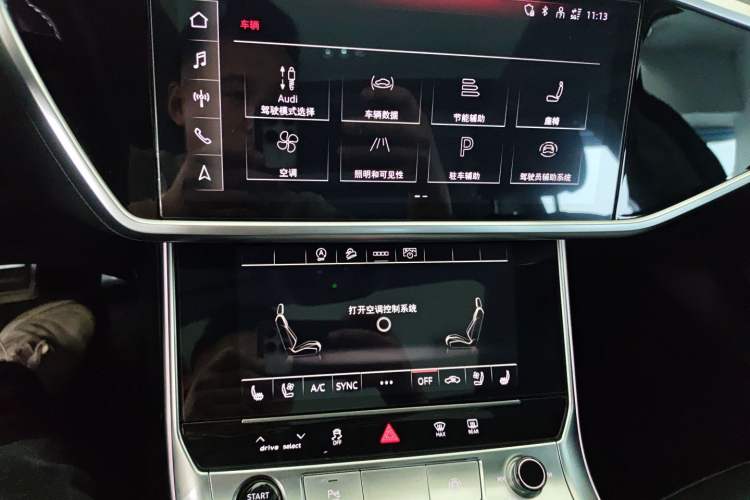 Used Audi A6 2023 allroad quattro 55 TFSI Prestige Off-Road Model Audio And AC Panel