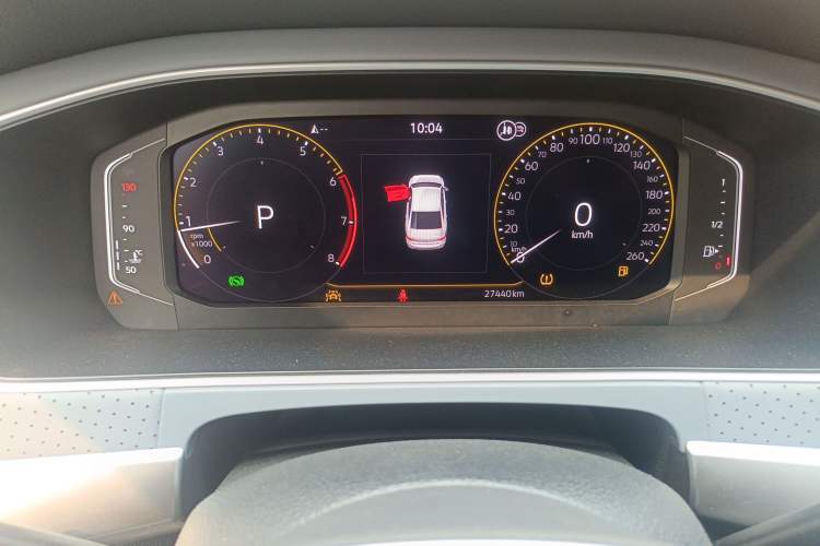 Used Volkswagen Lavida 2023 1.5L Automatic 5 Million Edition Odometer Close Up