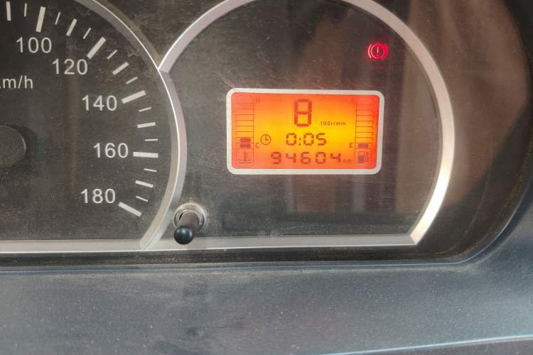 Used BAIC Weiwang 307 2014 1.2L Standard A12 Odometer Close Up
