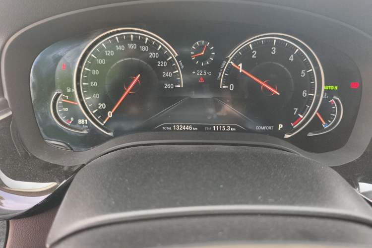 Used BMW 5 Series 2018 530Li Luxury Edition Premium Package Odometer Close Up