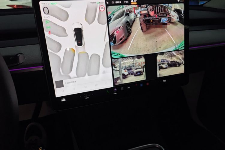 Used Tesla Model Y 2023 Rear-Wheel-Drive Version Audio And AC Panel