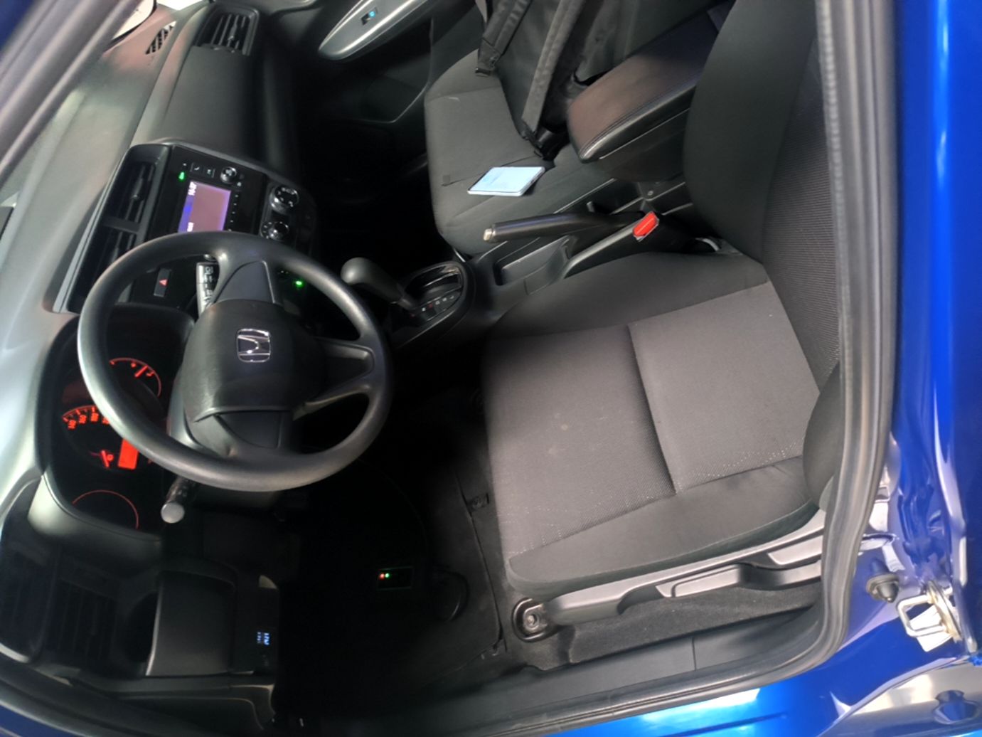 Vordere Reihe im Auto
