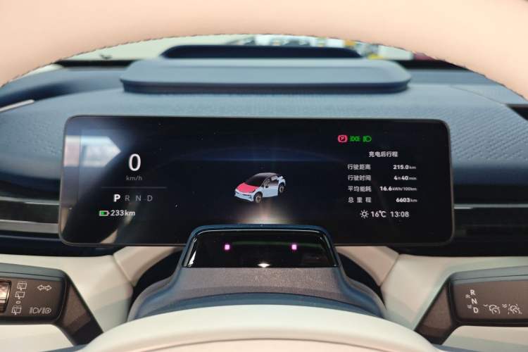 Used Zeekr X 2025 5-Seater Four-Wheel Drive Sport Version Instrument Cluster