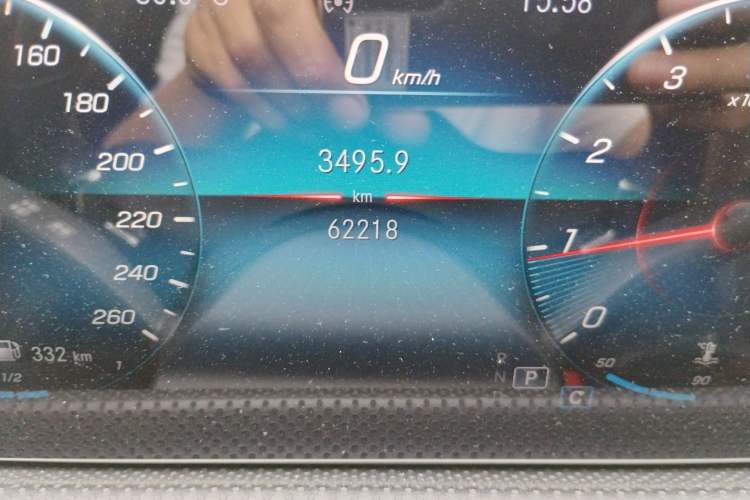 Used Mercedes-Benz A-Class 2020 Restyled A 200 L Sport Sedan Fashion Version Odometer Close Up