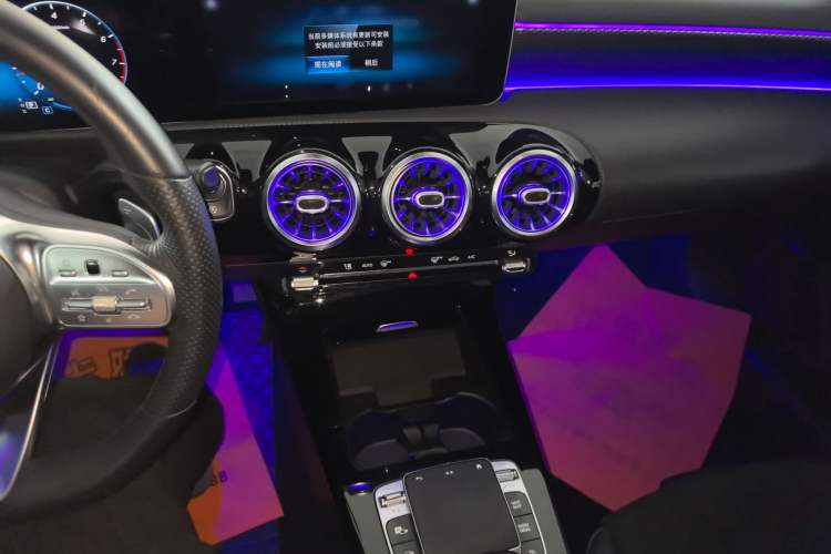 Used Mercedes-Benz A-Class 2019 Restyled A 200 L Sport Sedan Audio And AC Panel