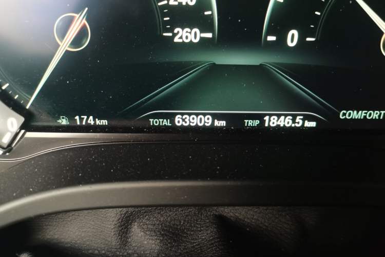 Used BMW X3 2018 xDrive25i M Sport Package China V Odometer Close Up