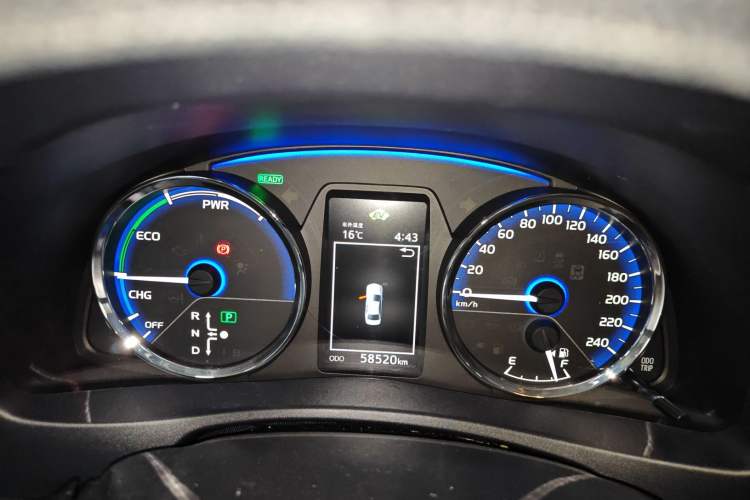 Used Toyota Levin Hybrid E+ 2019 1.8L GS E-CVT Elite Model with Sunroof Instrument Cluster
