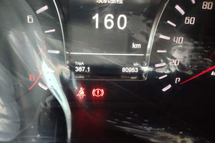 Used GAC Trumpchi GS4 2017 200T Manual Two-Wheel Drive Elite Edition Odometer Close Up