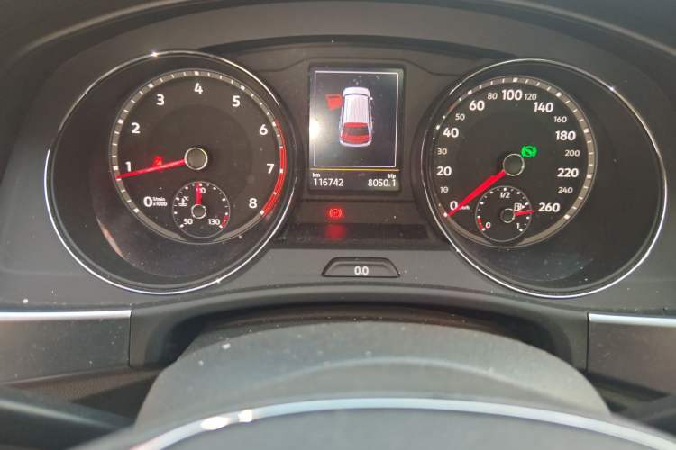 Used Volkswagen Teramont 2019 380TSI Four-Wheel Drive Luxury Version China VI Standard Odometer Close Up