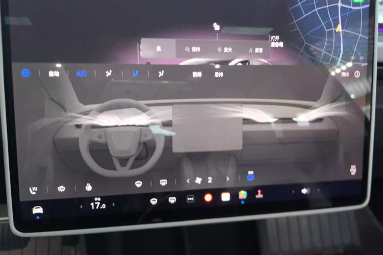 Used Tesla Model 3 2025 Rear-Wheel-Drive Version Audio And AC Panel