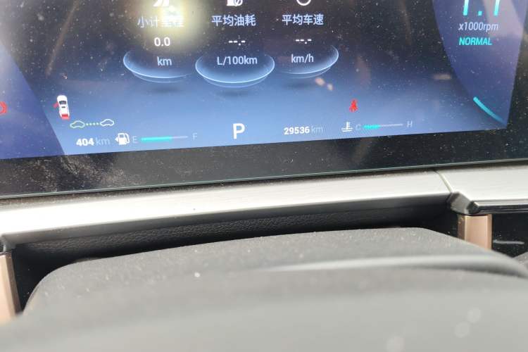 Used Chery OMODA 2022 1.6 TGDI DCT High-Dimensional Version Odometer Close Up