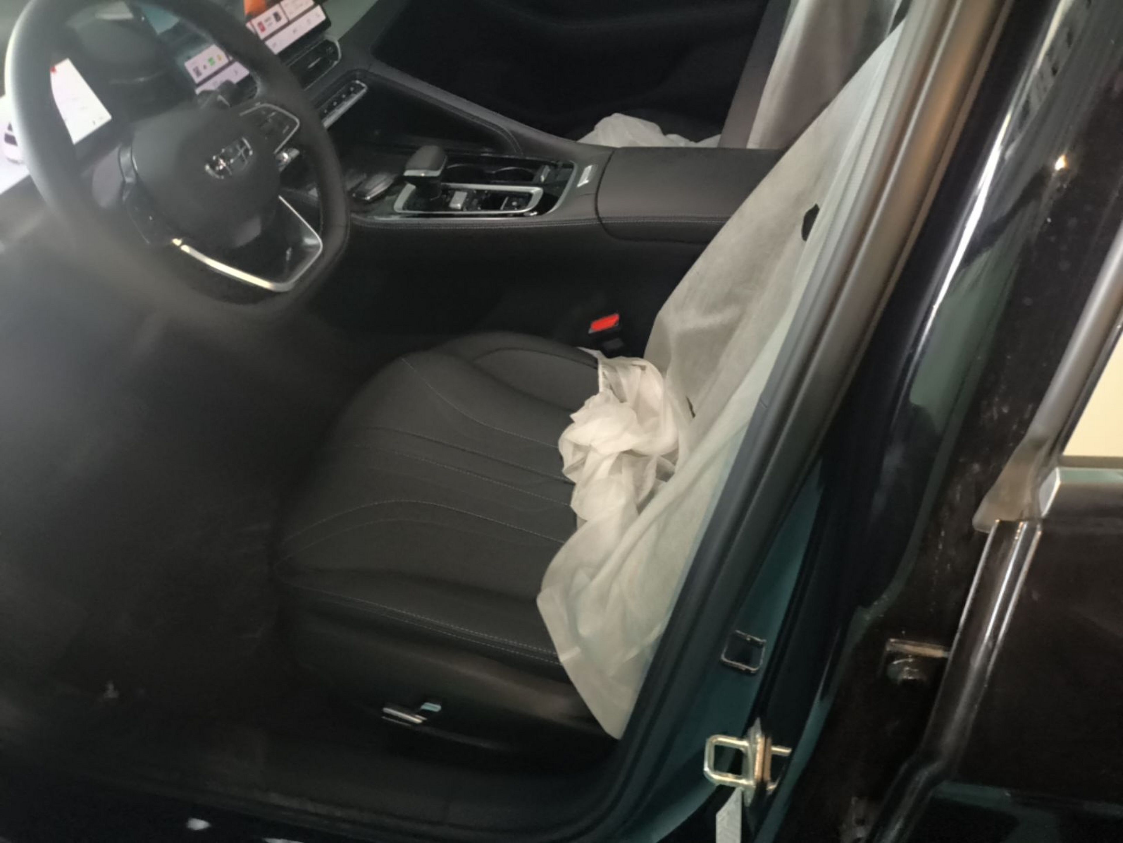 Vordere Reihe im Auto