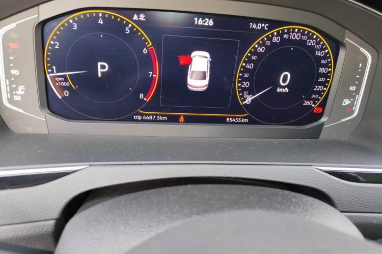 Used Volkswagen Magotan 2020 330TSI DSG Luxury Edition Odometer Close Up