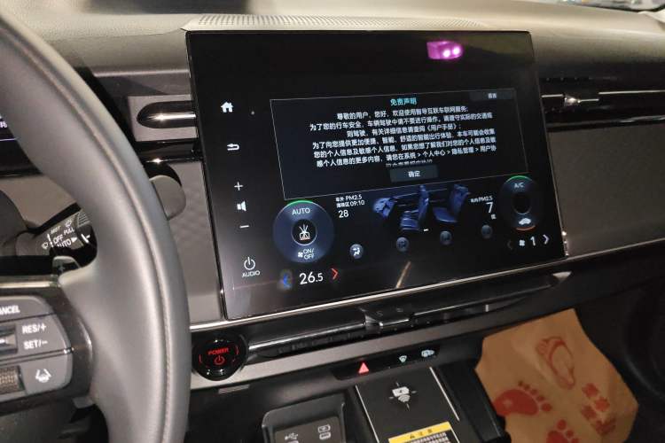 Used Honda e:NP2 2024 Advanced Edition Audio And AC Panel