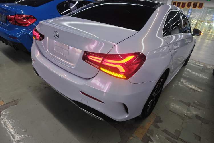 Used Mercedes-Benz A-Class 2022 Second Facelift A 200 L Sport Sedan Fashion Version Rear Right 45 Deg
