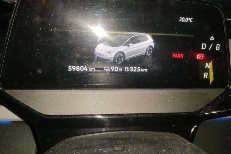 Used Volkswagen ID.3 2022 Pro Smart Edition Odometer Close Up