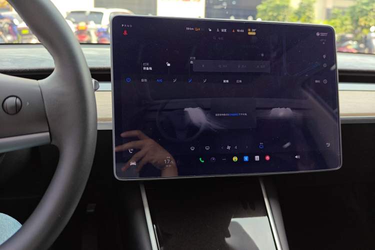 Used Tesla Model 3 2019 Standard Range Rear-Drive Upgraded Version Audio And AC Panel