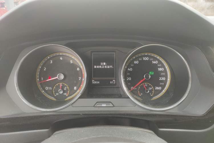 Used Volkswagen Tiguan L 2019 Revised Version 280TSI Automatic Two-Wheel Drive Panoramic Comfort Edition China VI Standard Instrument Cluster