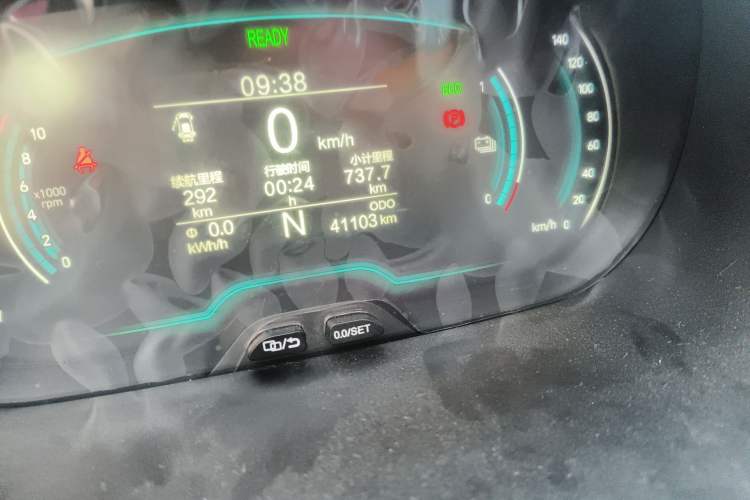 Used Chery Little Ant 2021 150 000 Yuan "Ant Fan" Edition New Ant Cool Version Lithium-Ion Battery Odometer Close Up