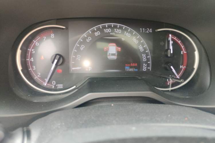 Used Toyota RAV4 2020 2.0L CVT Two-Wheel Drive Fashion PLUS Edition Odometer Close Up