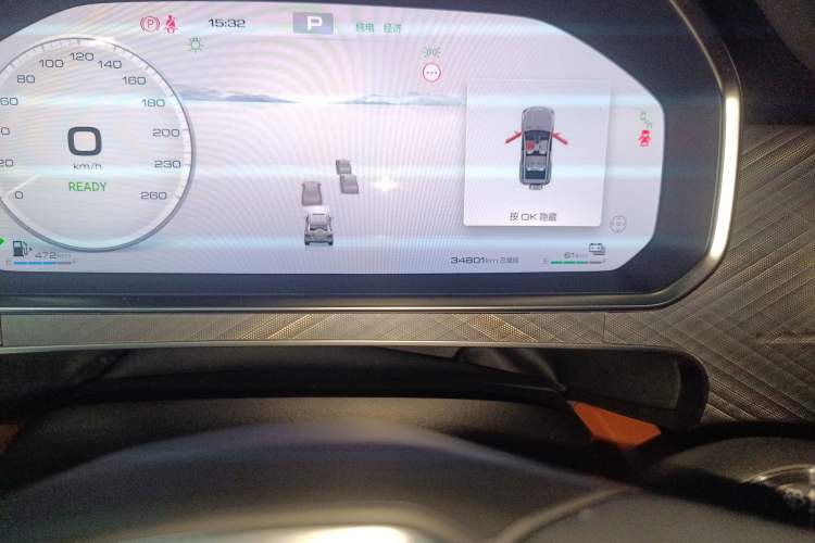 Used Tank 700 New Energy 2024 Hi4-T Extreme Edition Odometer Close Up