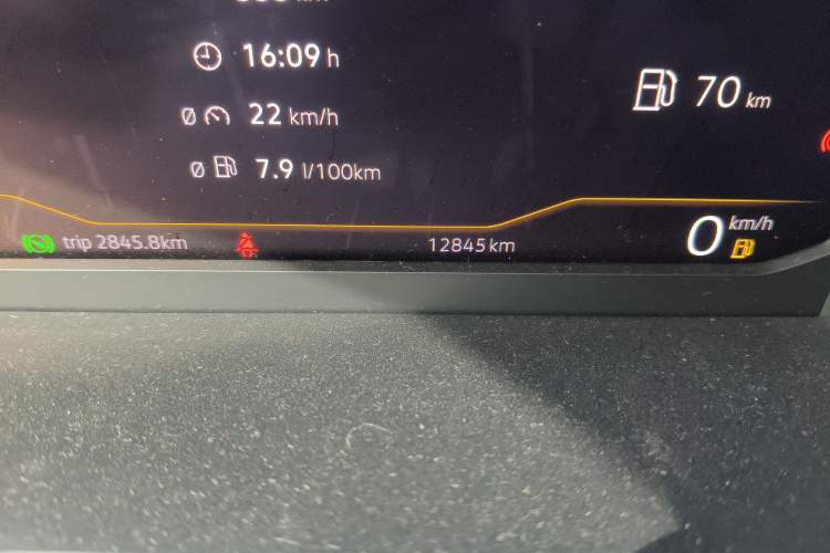 Used Volkswagen Lavida 2023 Revised Version 1.5L Automatic 5 Millionth Edition Odometer Close Up