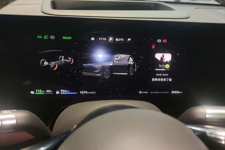 Used Hima AITO M8 2025 Extended-Range Ultra Version 53.4 kWh 6-Seater Edition Instrument Cluster