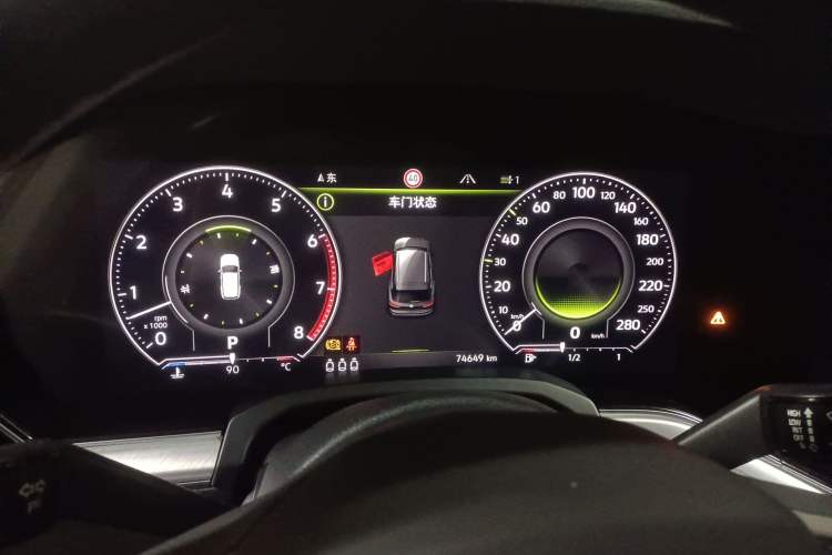 Used Volkswagen Touareg 2021 3.0 TSI Prestige Edition Classic Sport Package Instrument Cluster
