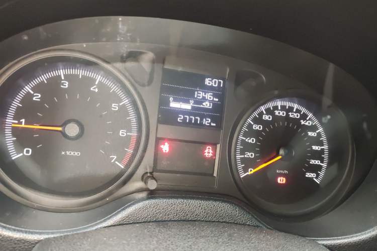 Used Peugeot 301 2017 1.6L Manual Comfort Edition Odometer Close Up