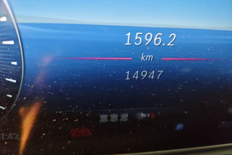 Used Mercedes-Benz C-Class 2024 C 260 L Sport Edition Odometer Close Up