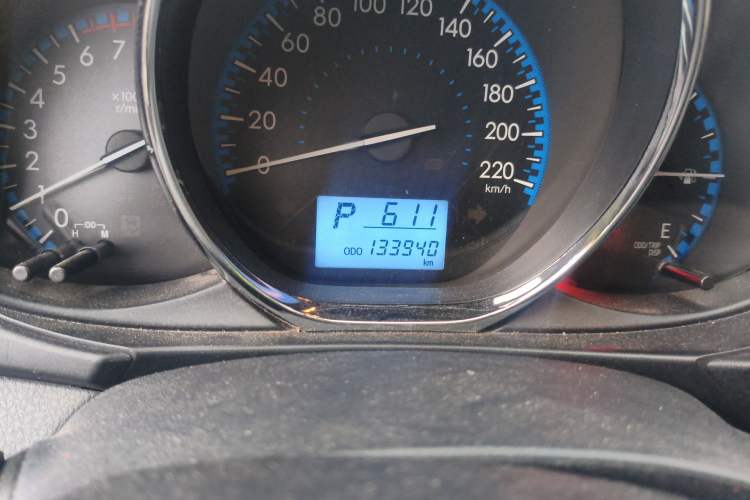 Used Toyota Vios 2017 1.5L CVT Innovation Edition Odometer Close Up