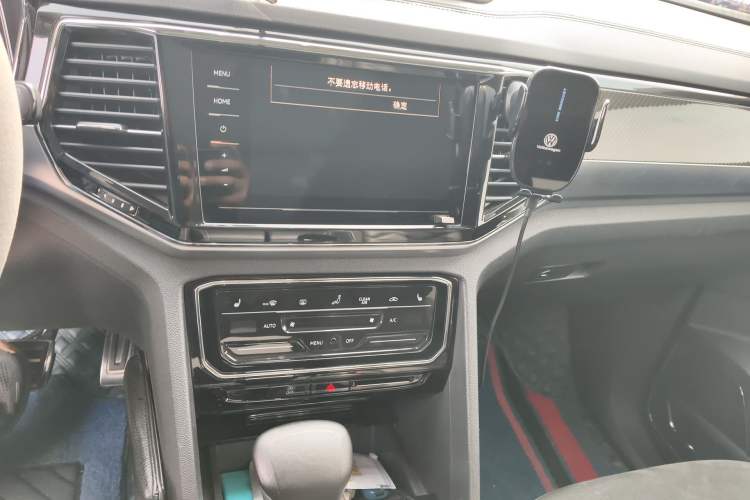 Used Volkswagen Teramont X 2020 Revised Version 380TSI Four-Wheel Drive Prestige Luxury Edition Audio And AC Panel