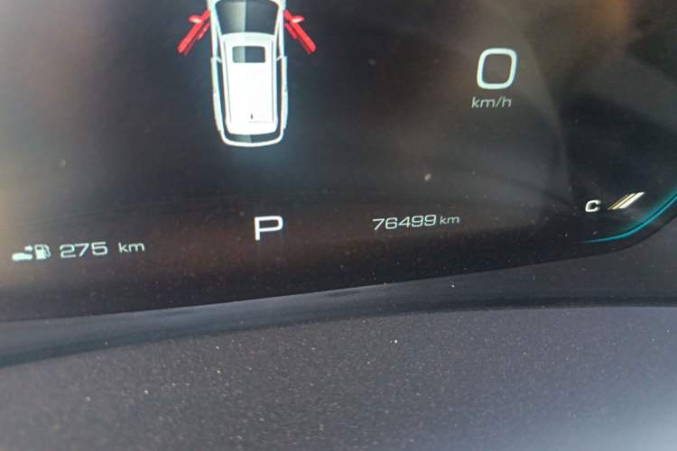 Used Baojun Valli 2021 1.5T Naqu Starry Sky CVT Flagship Model Odometer Close Up