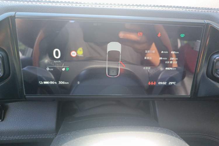 Used Nio ES8 2018 355 km Base Version 7-Seater Edition Instrument Cluster