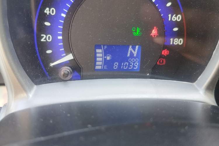 Used BYD F0 2013 1.0L AMT XuanKu Model Odometer Close Up