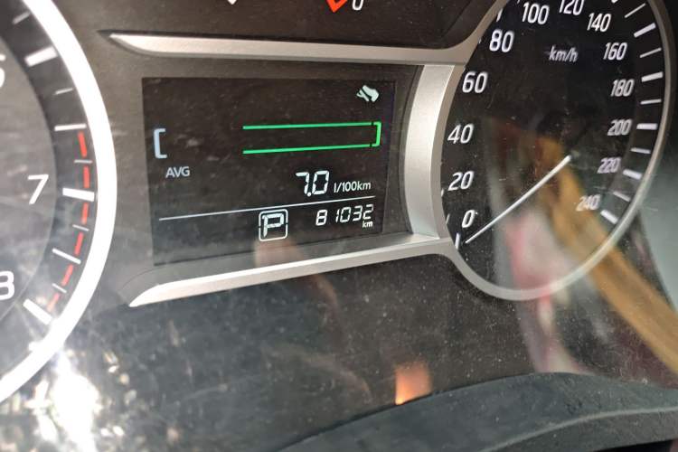 Used Nissan Lannia 2019 1.6L CVT Smart Connect Smart Cool Version China V Standard Odometer Close Up