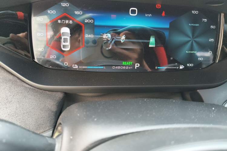 Used Dongfeng Aeolus Yixuan MAX 2021 1.5T Dark Night Holy Light Edition (Hybrid) Odometer Close Up