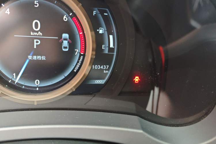 Used Lexus IS 2017 300 F SPORT Edition Odometer Close Up