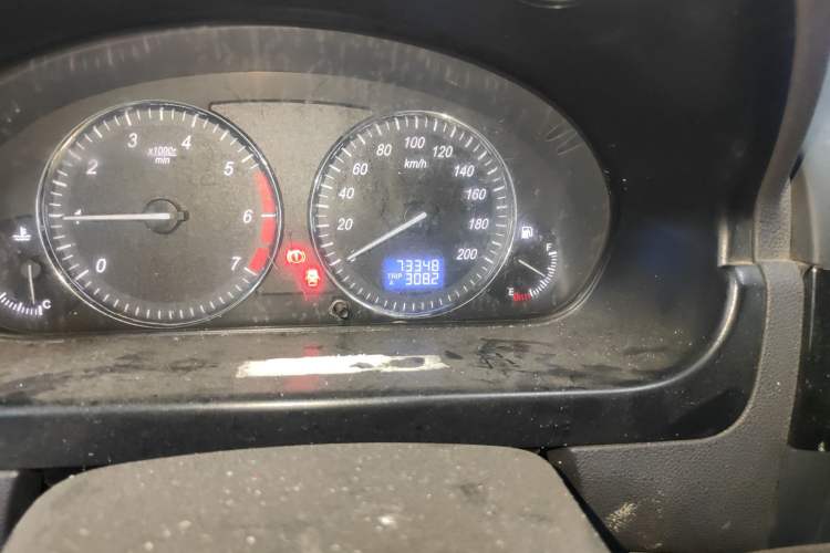Used BAIC Weiwang M20 2014 1.5L practical type BJ415A Odometer Close Up