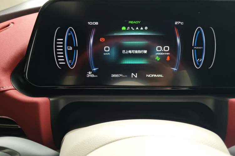 Used ORA Good Cat 2021 400km Standard Range Venus Edition Lithium Iron Phosphate Odometer Close Up