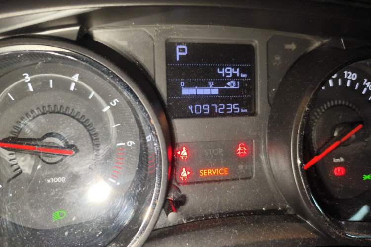 Used Citroen C3-XR 2018 1.6L Automatic Pioneer Model Odometer Close Up