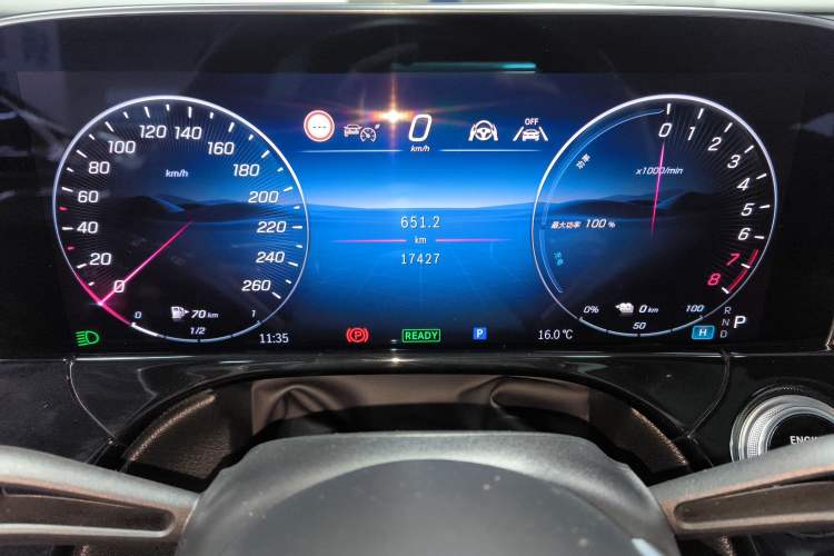 Used Mercedes-Benz E-Class New Energy 2024 E 350 e L Plug-in Hybrid Sedan Instrument Cluster