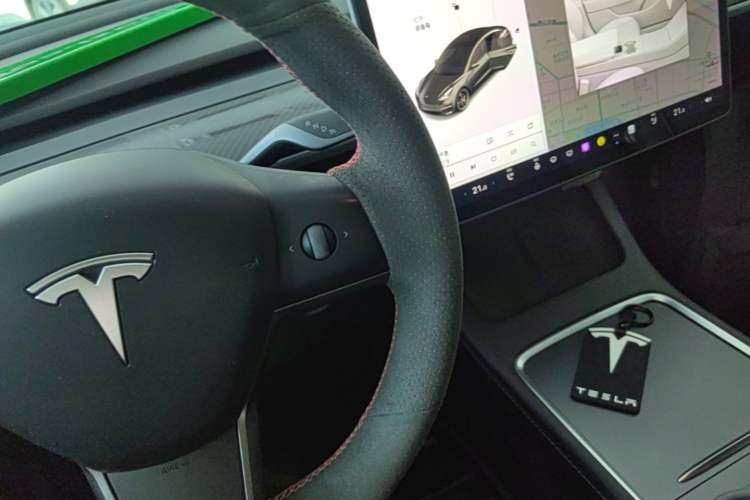 Used Tesla Model 3 2021 Revised Performance Version with All-Wheel Drive 3D1 Gear Lever