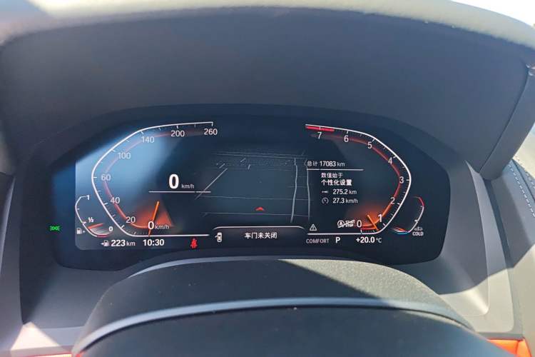 Used BMW 8 Series 2019 840i 4-Door Gran Coupe M Sport Package Odometer Close Up