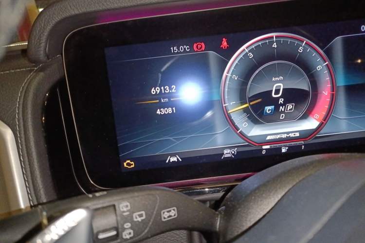 Used Mercedes-Benz G-Class AMG 2021 AMG G 63 Odometer Close Up