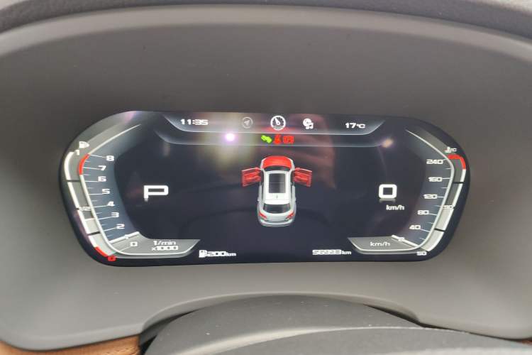 Used BORGWARD BX7 2018 28T Two-Wheel Drive Luxury Version 5 Seats China V Emission Standard Instrument Cluster