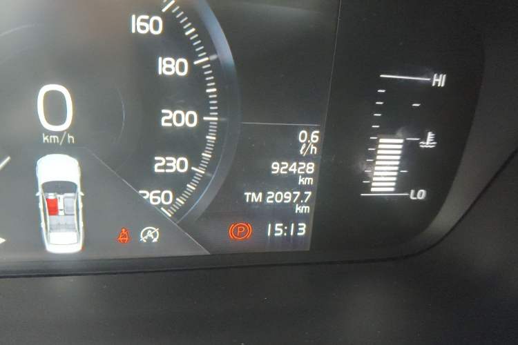 Used Volvo S90 2019 T5 Zhiyi Edition Odometer Close Up