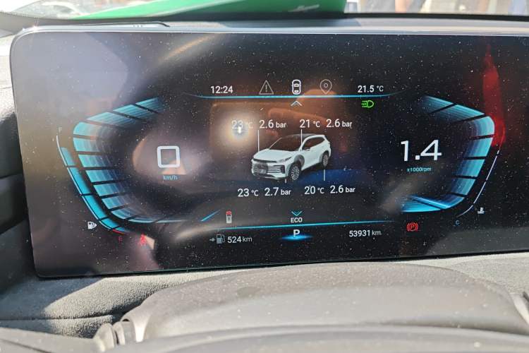 Used EXEED Lingyun 2023 400T Two-Wheel Drive StarRui Pro Edition Instrument Cluster