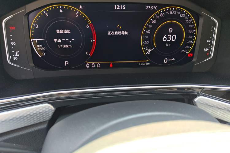 Used Volkswagen Tacqua 2021 1.5L Automatic Yue Zhi Lian Edition Odometer Close Up