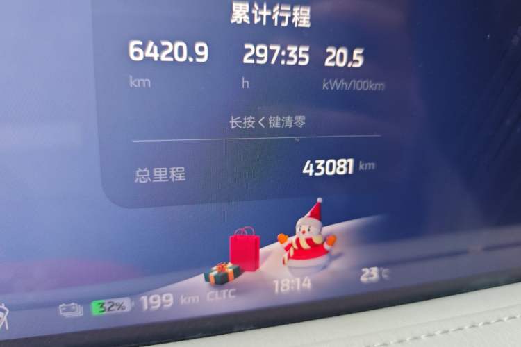 Used IM L7 2022 Pro Model Odometer Close Up